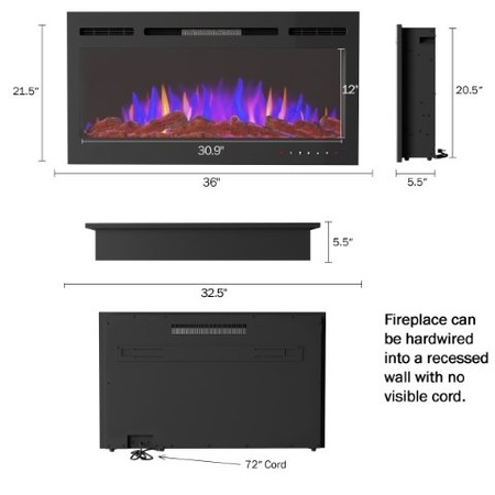 Hastings Home 5.5 W, 36 L, 21.5 H 109401SWX